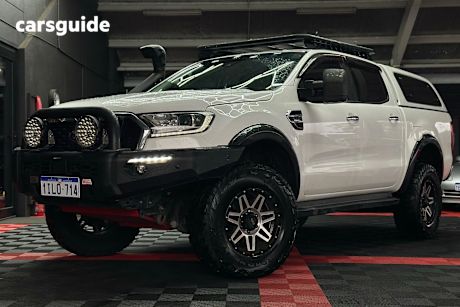 White 2021 Ford Ranger Double Cab Chassis Xlt 3.2 (4X4)