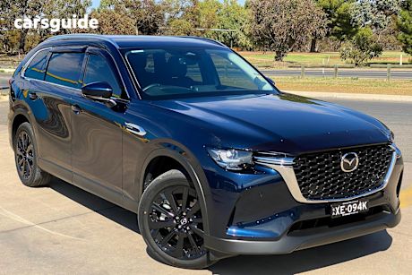 Blue 2024 Mazda CX-80 Wagon P50E Touring