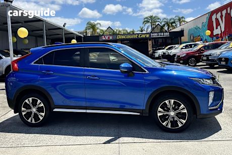 Blue 2018 Mitsubishi Eclipse Cross SUV LS F