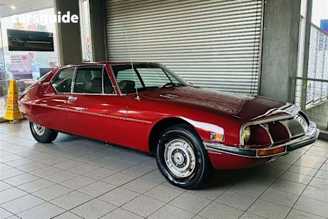 Red 1971 Citroen . Coupe