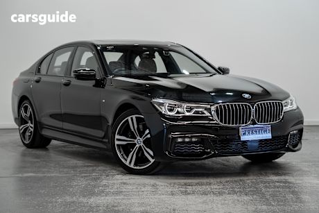 Black 2016 BMW 730D Sedan
