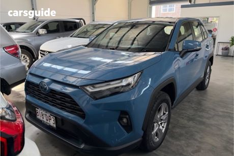Blue 2022 Toyota RAV4 Wagon Gx (Awd) Hybrid