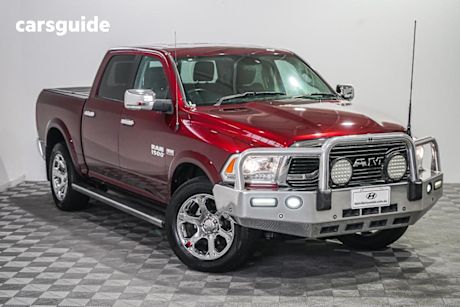 Red 2021 Ram 1500 Crew Cab Utility Laramie (Hybrid)