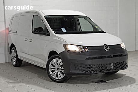 White 2025 Volkswagen Caddy Commercial TDI320 F
