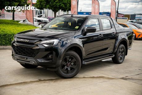 Black 2025 Isuzu D-MAX Crew Cab Utility X-Terrain (4X4)