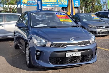 Blue 2017 Kia RIO Hatch S F