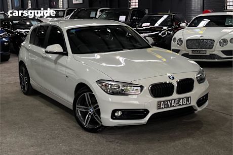 White 2016 BMW 1 Hatch 120I SPORT LINE R