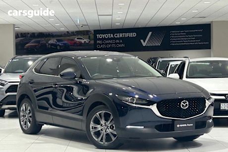 Blue 2020 Mazda CX-30 Wagon G25 Astina (Awd)