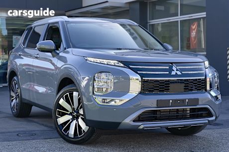 Grey 2025 Mitsubishi Outlander Wagon Aspire 7 Seat (2Wd)