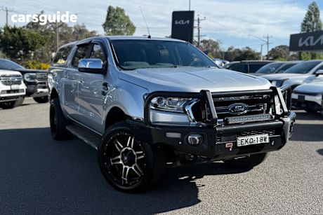 Silver 2017 Ford Ranger Dual Cab Utility Xlt 3.2 (4X4)