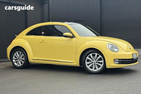 Yellow 2013 Volkswagen Beetle Hatchback
