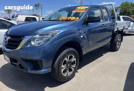 Blue 2020 Mazda BT-50 Freestyle Cab Chassis Xt (4X2) (5Yr)