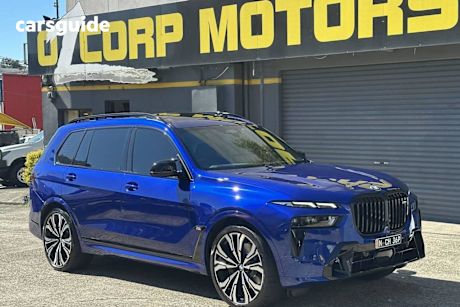 Blue 2022 BMW X7 Wagon M60I Xdrive Mhev