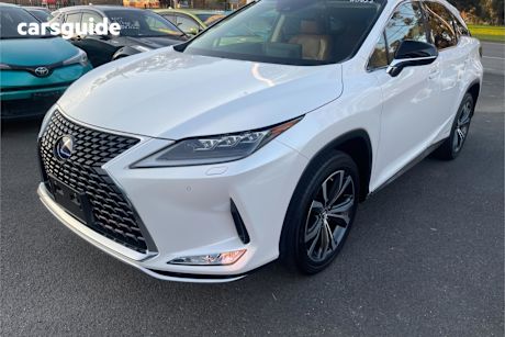 White 2020 Lexus RX SUV HYBRID