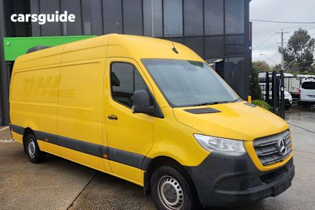 Yellow 2019 Mercedes-Benz Sprinter Van 314Cdi Vs30 Lwb Rwd High Roof