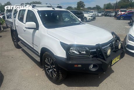 White 2018 Holden Colorado Crew Cab Chassis Ls (4X4)
