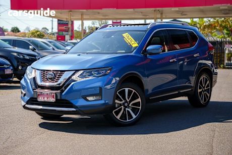 Blue 2021 Nissan X-Trail Wagon Ti (4Wd)