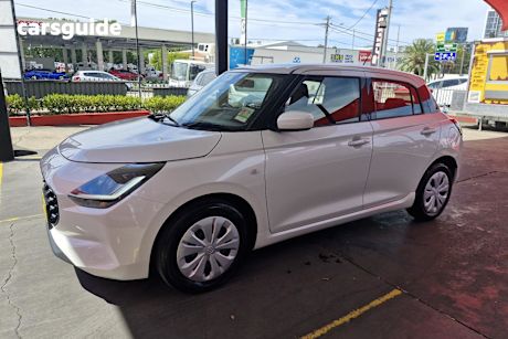 White 2024 Suzuki Swift Hatchback Hybrid