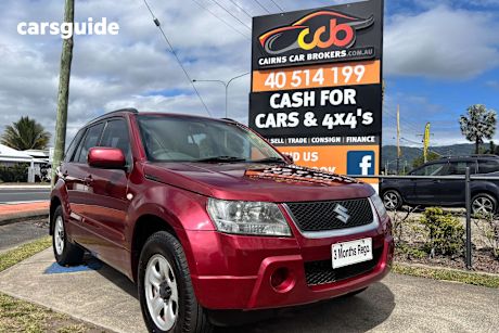 Red 2006 Suzuki Grand Vitara Wagon (4X4)