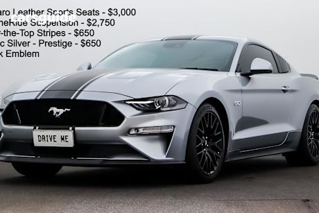Silver 2020 Ford Mustang Fastback Gt 5.0 V8
