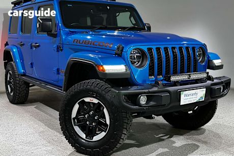 Blue 2021 Jeep Wrangler Unlimited Hardtop Rubicon (4X4)