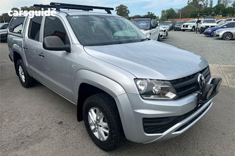 Silver 2018 Volkswagen Amarok Dual Cab Utility Tdi420 Core Plus (4X4)