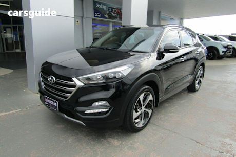Black 2015 Hyundai Tucson Wagon Highlander (Awd)