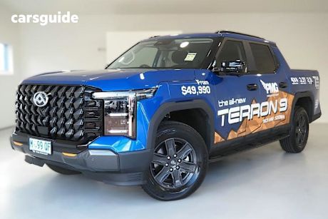 Blue 2025 LDV Terron 9 Ute Tray ORIGIN 4WD