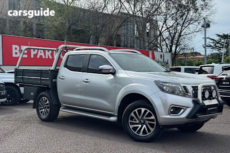 Silver 2020 Nissan Navara Dual Cab Pick-up St-X (4X4) (Leather Trim)