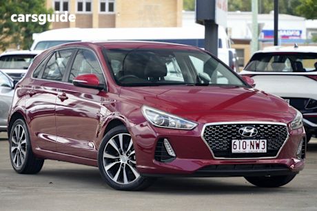 Red 2019 Hyundai I30 Hatchback Elite 1.6 Crdi