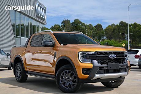 Yellow 2023 Ford Ranger Double Cab Pick Up Wildtrak 2.0 (4X4)