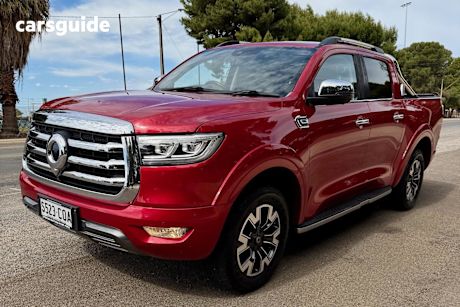 Red 2021 GWM UTE Dual Cab Utility Cannon-L (4X4)