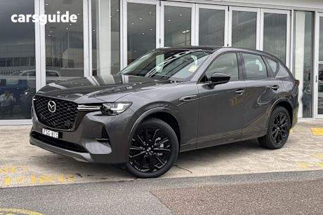 Grey 2025 Mazda CX-60 Wagon G40E Gt Hybrid