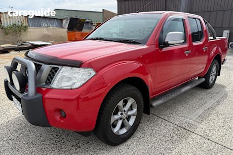 Red 2014 Nissan Navara Dual Cab Pick-up St Titanium Edition (4X4)