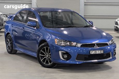 Blue 2016 Mitsubishi Lancer Sedan Es Sport