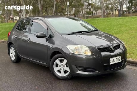 Grey 2008 Toyota Corolla Hatchback Ascent