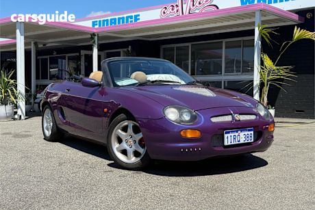 Purple 1997 MG F Roadster 1.8I
