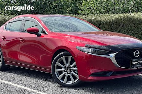 Red 2024 Mazda 3 Sedan G25 Astina