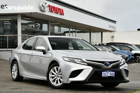 Silver 2020 Toyota Camry Sedan Ascent Sport (Hybrid)