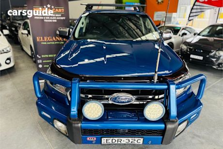 Blue 2019 Ford Ranger Double Cab Pick Up Xlt 2.0 (4X4)