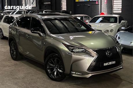 Silver 2016 Lexus NX300H Wagon F Sport Hybrid (Awd)