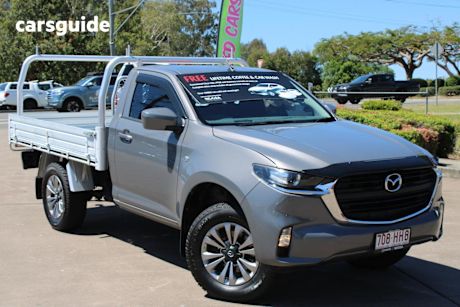 Grey 2022 Mazda BT-50 Cab Chassis Xs (4X2)