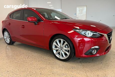 Red 2015 Mazda 3 Hatchback Sp25 Gt