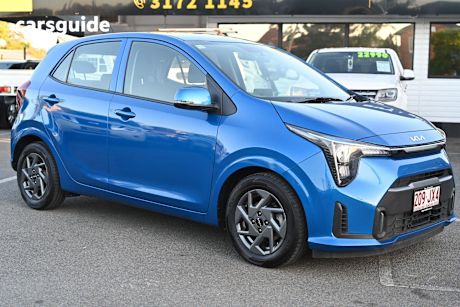 Blue 2024 Kia Picanto Hatch JA PE2 SPORT HATCHBACK 5DR AUTO 4SP 1.25I