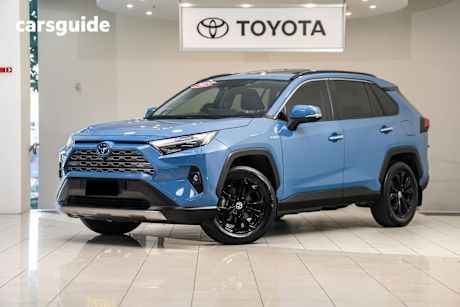 Blue 2023 Toyota RAV4 Wagon Cruiser (Awd) Hybrid