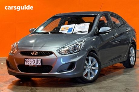 Silver 2017 Hyundai Accent Sedan Sport