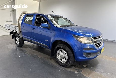 Blue 2017 Holden Colorado Crew Cab Pickup Ls (4X4)
