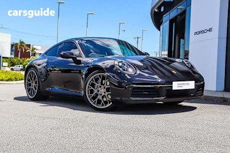 Black 2022 Porsche 911 Coupe Carrera