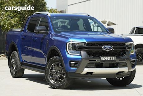 Blue 2025 Ford Ranger Double Cab Pick Up Wildtrak 3.0 (4X4)
