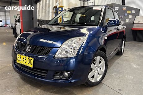 Blue 2008 Suzuki Swift Hatchback S